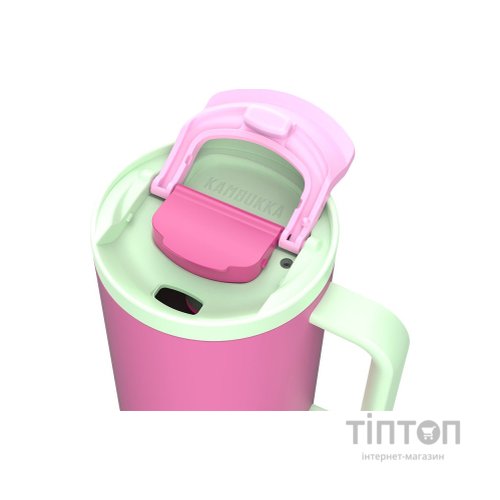 Термокружка Kambukka Rio Bubblegum Mint 950 мл Рожева з м'ятним (11-08004)