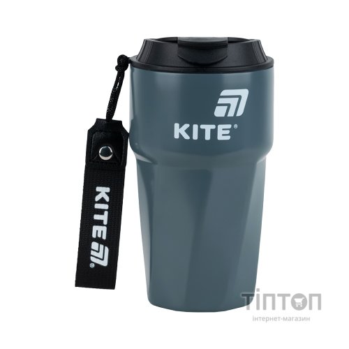 Термокружка Kite 450 мл сіра (K25-1220-1)