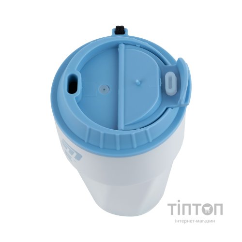 Термокружка Kite 450 мл сіро-блакитна (K25-1220-2)