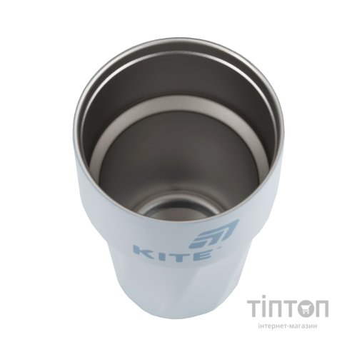 Термокружка Kite 450 мл сіро-блакитна (K25-1220-2)