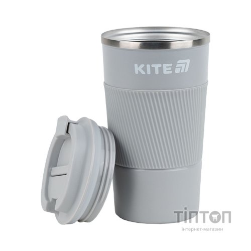 Термокружка Kite 510 мл сіра (K25-458-1)