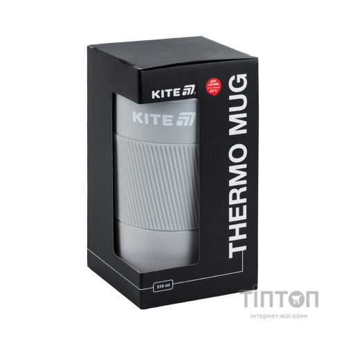 Термокружка Kite 510 мл сіра (K25-458-1)