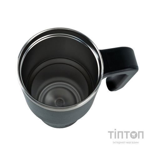 Термокружка Kite з ручкою 600 мл чорна (K24-1207-1)