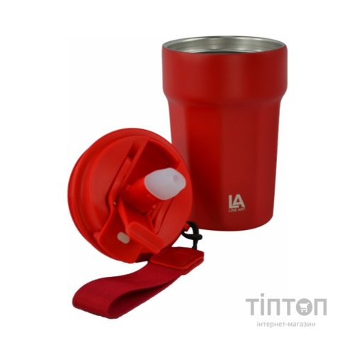 Термокружка Line Art Comfy 380 мл червоний (60022222LA-02)