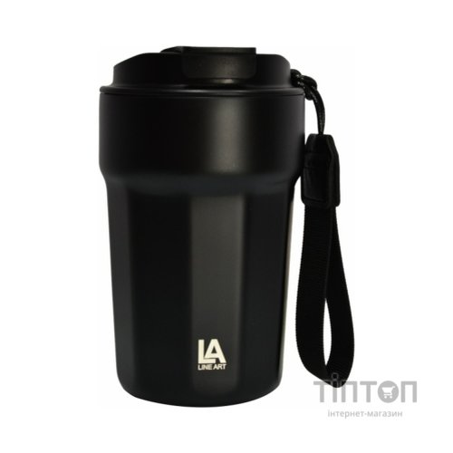 Термокружка Line Art Comfy 380 мл чорний (60022222LA-01)