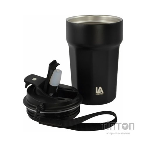 Термокружка Line Art Comfy 380 мл чорний (60022222LA-01)