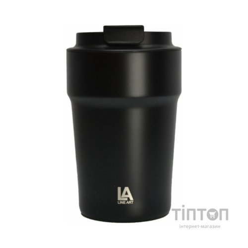 Термокружка Line Art Rhodes 380 мл чорний (60022322LA-01)