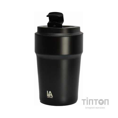 Термокружка Line Art Rhodes 380 мл чорний (60022322LA-01)