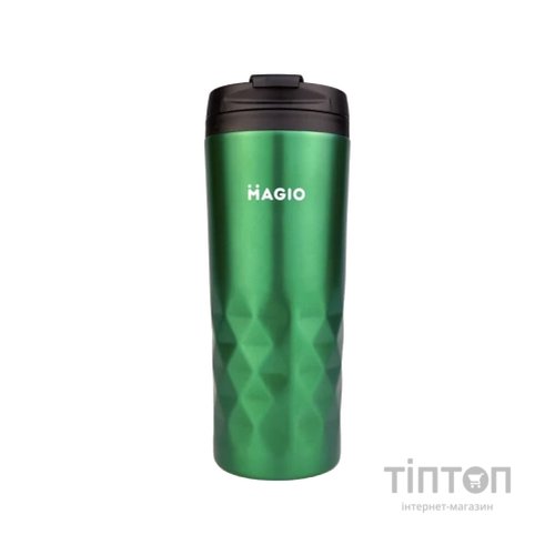 Термокружка Magio Битий камінь 500 мл Зелена (MG-1045G)
