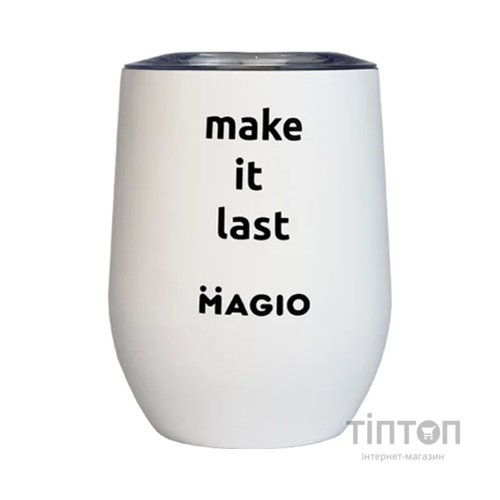 Термокружка Magio Make it Last 350 мл Біла (MG-1042)