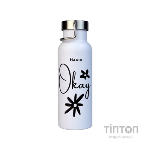 Термокружка Magio Okay 500 мл Біла (MG-1041W)