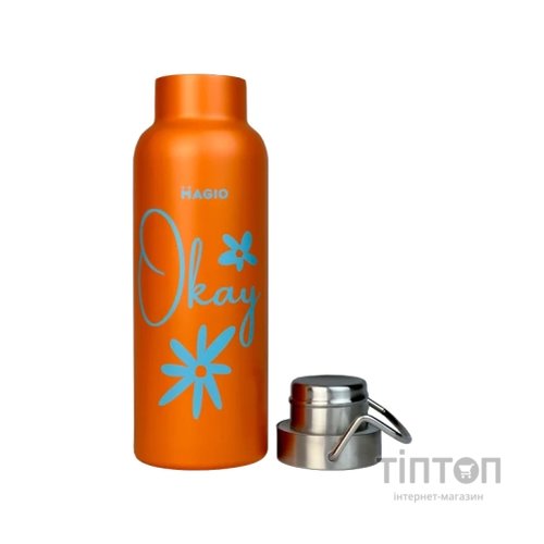 Термокружка Magio Okay 500 мл Помаранчева (MG-1041O)