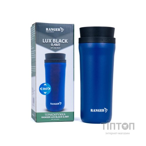 Термокружка Ranger Lux 0,48 L Black (RA9929)