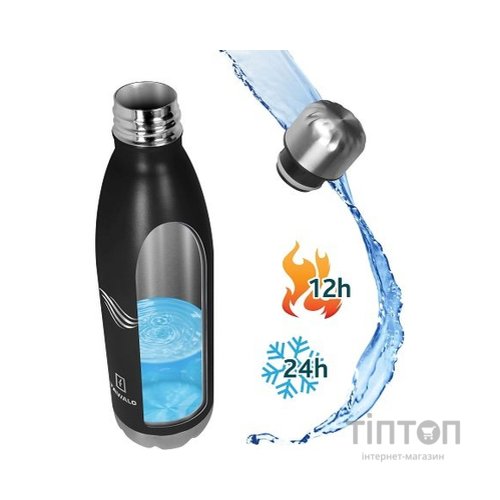 Термокружка Tavialo 1 л матовий чорний колір (191010101)