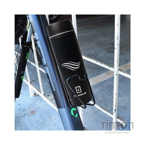 Термокружка Tavialo матовий чорний колір + 2 ущільнювальних кільця 460 мл (190460101)