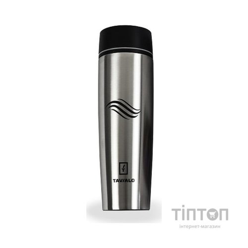 Термокружка Tavialo матовий сріблястий колір + 2 ущільнювальних кільця 460 мл (190460109)