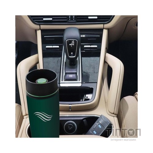 Термокружка Tavialo матовий зелений колір + 2 ущільнювальних кільця 460 мл (190460108)