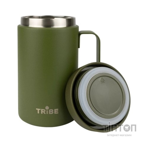 Термокружка Tribe Adventure Mug 450 мл olive (T-FA-0032-olive)