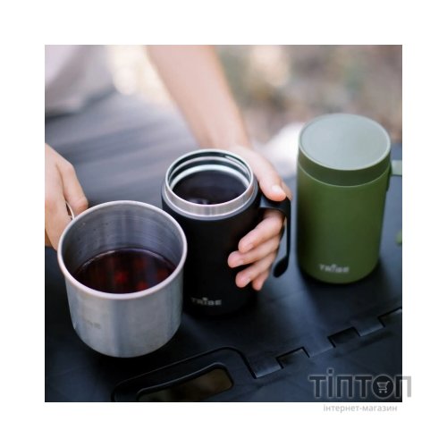 Термокружка Tribe Adventure Mug 450 мл olive (T-FA-0032-olive)
