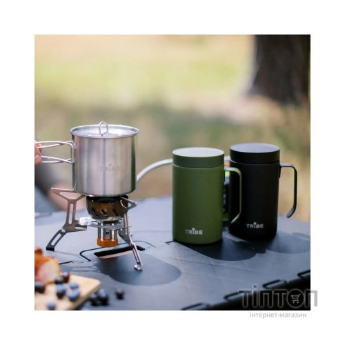 Термокружка Tribe Adventure Mug 450 мл olive (T-FA-0032-olive)