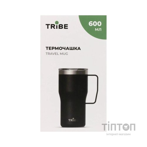 Термокружка Tribe Travel Mug 600 мл black (T-FA-0034-black)