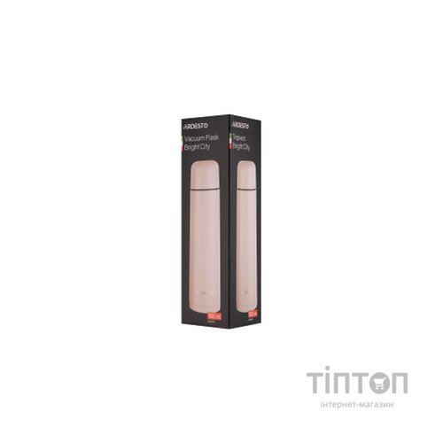 Термос Ardesto Bright City 1000 мл Бежевий (AR2610BG)