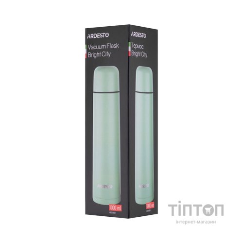 Термос Ardesto Bright City 1000 мл Зелений (AR2610GR)