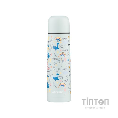 Термос Ardesto Magic 500мл, нержавіюча сталь, сірий (AR2650KMA)