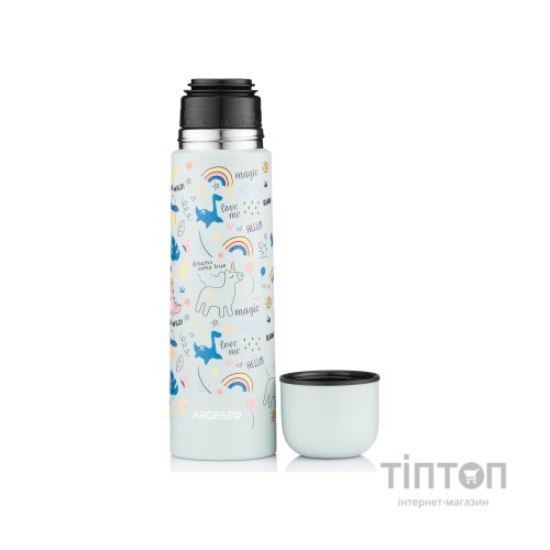 Термос Ardesto Magic 500мл, нержавіюча сталь, сірий (AR2650KMA)