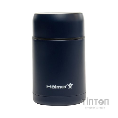 Термос Hölmer Break Time Харчовий 1000 мл Темно-синій (TF-01000-DB Break Time)