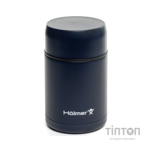 Термос Hölmer Break Time Харчовий 1000 мл Темно-синій (TF-01000-DB Break Time)