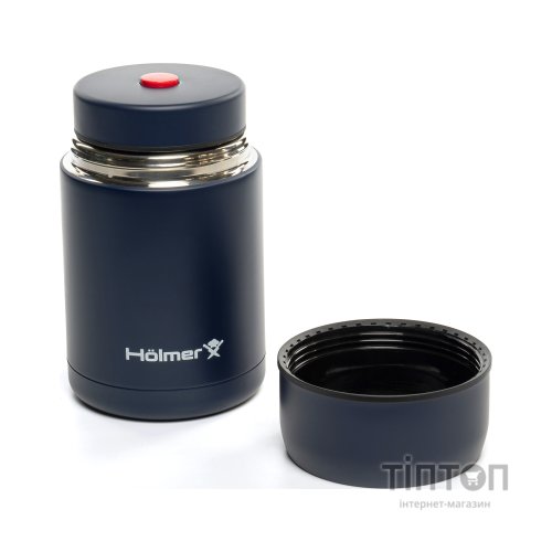 Термос Hölmer Break Time Харчовий 1000 мл Темно-синій (TF-01000-DB Break Time)