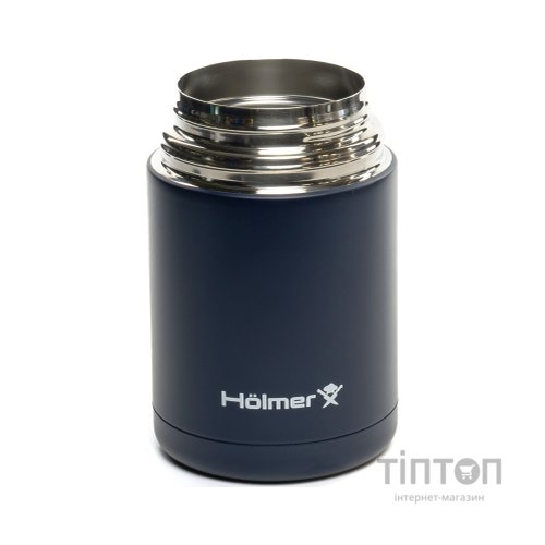 Термос Hölmer Break Time Харчовий 1000 мл Темно-синій (TF-01000-DB Break Time)