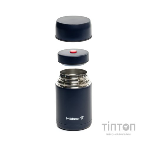 Термос Hölmer Break Time Харчовий 1000 мл Темно-синій (TF-01000-DB Break Time)