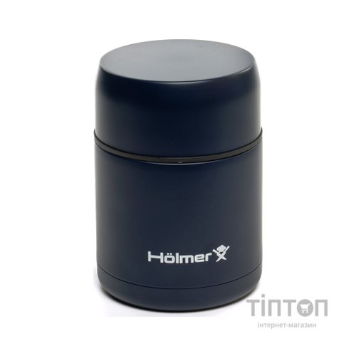 Термос Hölmer Break Time Харчовий 750 мл Темно-синій (TF-00750-DB Break Time)