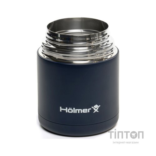 Термос Hölmer Break Time Харчовий 750 мл Темно-синій (TF-00750-DB Break Time)