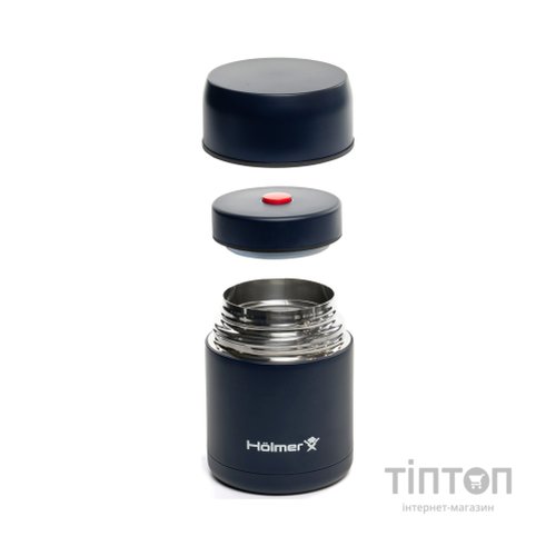 Термос Hölmer Break Time Харчовий 750 мл Темно-синій (TF-00750-DB Break Time)