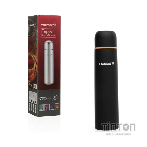 Термос Hölmer Exquisite 1000 мл Чорний (TH-01000-SRBO Exquisite)