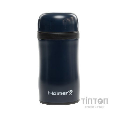 Термос Hölmer Optima Харчовий 500 мл Темно-синій (TF-00500-DB Optima)