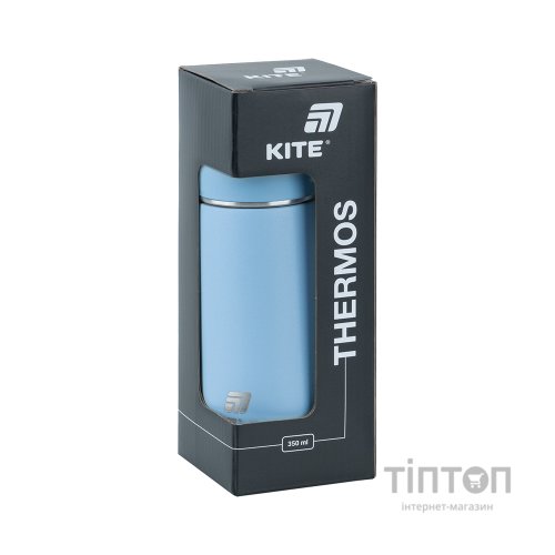 Термос Kite 350 мл блакитний (K25-1223-2)