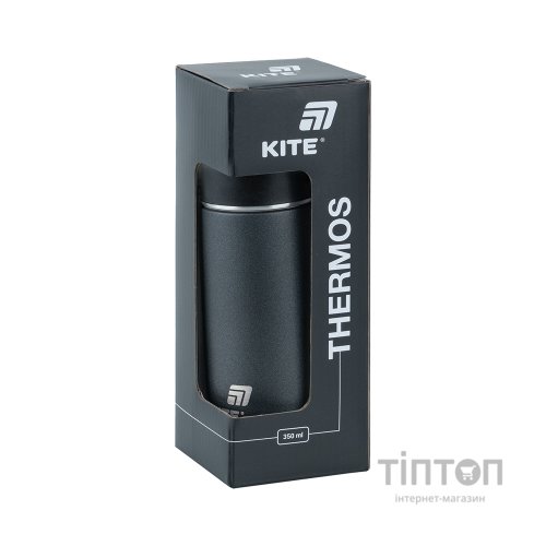 Термос Kite 350 мл чорний (K25-1223-1)