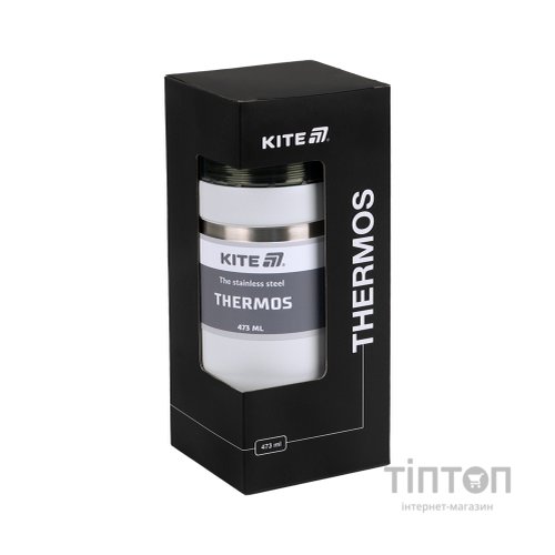 Термос Kite 473 мл білий (K25-320-1)