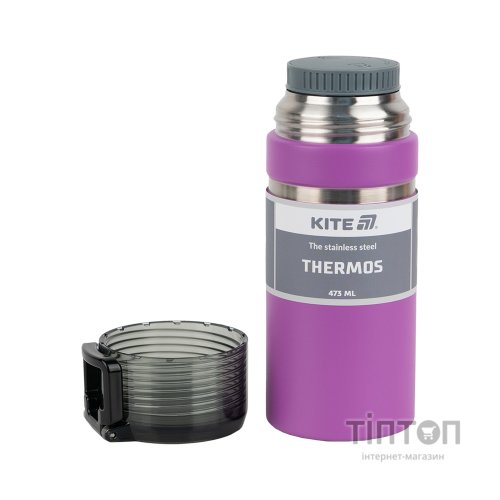 Термос Kite 473 мл фіолетовий (K25-320-3)