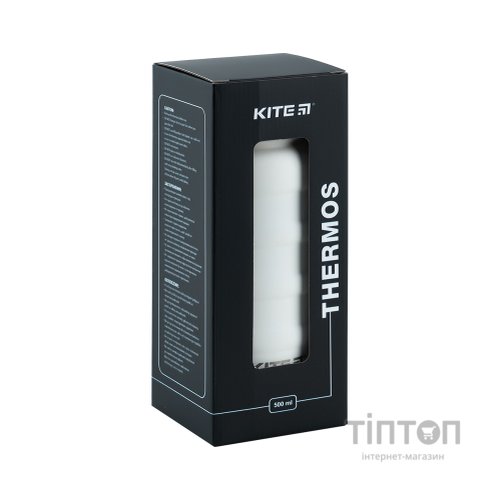 Термос Kite 500 мл білий (K24-1204-1)