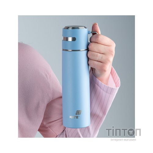 Термос Kite 500 мл блакитний (K25-1224-2)
