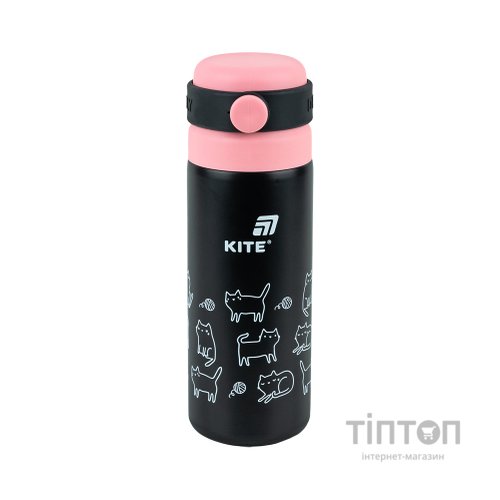 Термос Kite 500 мл, чорний (K25-1222-3)