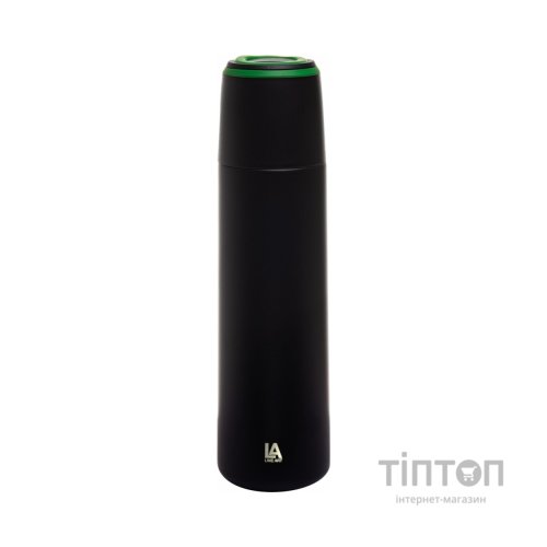 Термос Line Art Fiji 500 мл чорний/зелений (60032022LA-04)