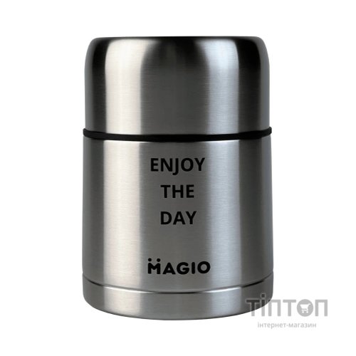 Термос Magio Харчовий Сріблястий 0.6 л (MG-1034)