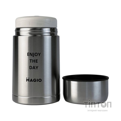 Термос Magio Харчовий Сріблястий 1 л (MG-1036)