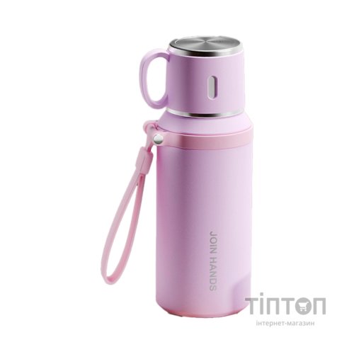 Термос Merlion з чашкою та ситечком 0,6 л, фіолетовий (TermTea-600Purple)